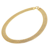 Italian 14k Yellow Gold Multi Strand Rope Chain Necklace 19" 15mm 33.4 grams - 19",15mm