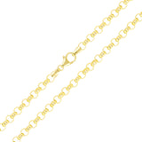 Italian 14k Yellow Gold Rolo Chain Chain Necklace 14" 4.7 mm 8.0 grams - 14" 8 grams