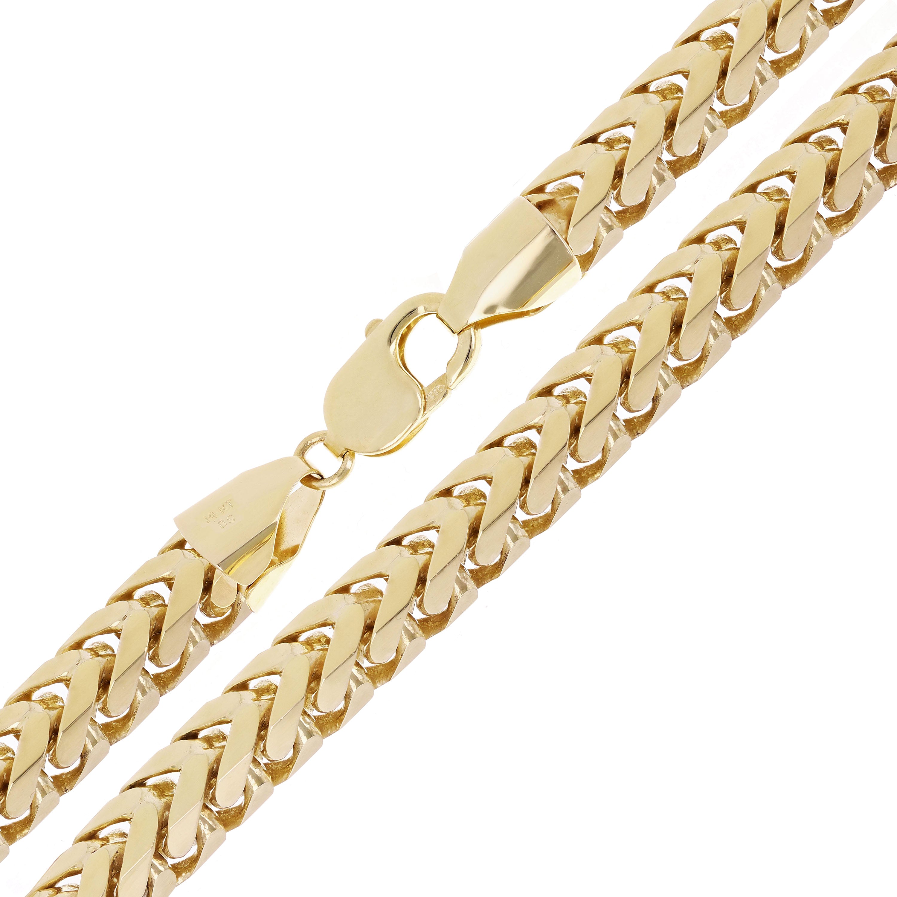 Italian 14k Yellow Gold Franco Chain Necklace 8.3mm 30" 332.5 grams - 30" 332.5 grams