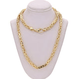 14k Yellow Gold Solid Byzantine Chain Necklace 28" 5.7mm 157 grams