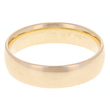 14k Yellow Gold Comfort Fit Plain Wedding Band Ring 5mm Size 13 - Yellow,5mm Ring Size 13