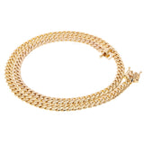 Men's 14k Yellow Gold Solid Miami Cuban Link Chain Necklace 24" 8mm 113.2 grams