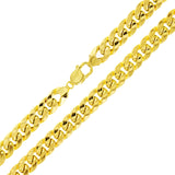 Italian 14k Yellow Gold Hollow Miami Cuban Chain Necklace 24" 11.3mm 84.1 grams - 24" 84.1 grams