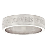14k Yellow White or Rose Gold Real Love is Forever Ring Band Sizes 6.5-10
