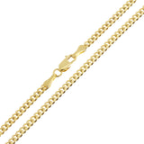 Italian 14k Yellow Gold Miami Cuban Chain Necklace 24" 2.5mm 13 grams - 24"