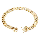 14k Yellow Gold Solid Heavy Miami Cuban Link Chain Bracelet 8" 10mm 57.5 grams - 8" 57.5 grams