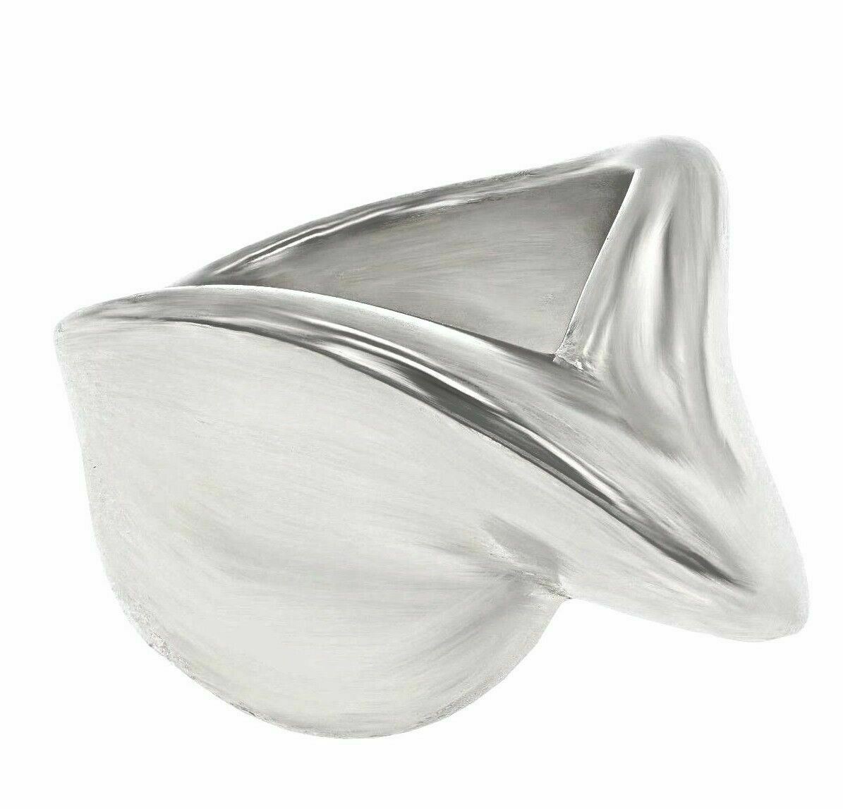 925 Sterling Silver Cocktail Overlap Ring Size 7