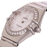 Omega Ladies Constellation Stainless Steel And Diamonds Quartz