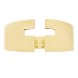 14k Yellow Gold Open Front Cut-out Cross Ring Band Size 8- 9.7mm 7.4 grams