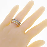14k Yellow & White Gold 1/3ctw Wire Wedding Band Ring Size 6.5