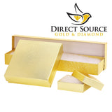 14k Yellow Gold 1/2ctw Diamond Baguette Channel Open Ribbon Engagement Ring Sz 7