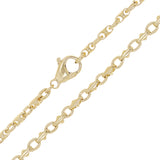 14k Yellow Gold Solid Hip Hop Link Chain Necklace 24" 31.2g 4.3mm