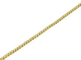 14k Yellow Gold 0.33 CTW Diamond Tennis Bracelet S-Link 7" 4mm 10.7 grams
