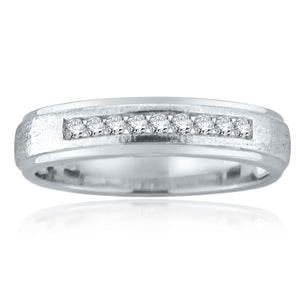 14k White Gold 0.25ctw Diamond Promise Engagement Ring Size 10