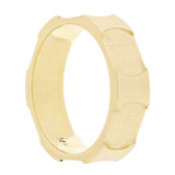 Men's 14k Yellow Gold Barrel Ring Band Size 8 - 5.8mm 6.6 grams