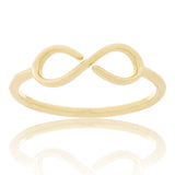 14k Yellow Gold Infinity Ring Size 8 5.7mm 1.6 grams