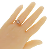 14k Rose Gold 0.85ctw Morganite & Diamond Flower Antique Style Ring Size 6.75