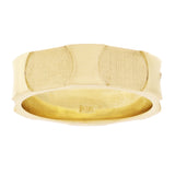 Men's 14k Yellow Gold Barrel Ring Band Size 8 - 5.8mm 6.6 grams