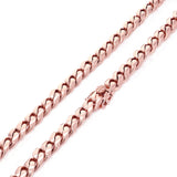 10k Rose Gold Solid Heavy Miami Cuban Chain Necklace 26" 10mm 168.1 grams