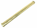 Italian 14k Yellow Gold Solid Omega Link Bracelet 7" 14.2mm 26.1 grams