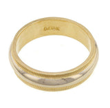 18k Yellow Gold 5.6mm Unisex Wedding Band Ring Size 8 - 6.5 grams