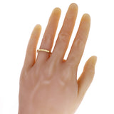 14k Yellow Gold Bar Ring Band Size 8 - 2.4mm 3 grams