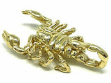 14k Yellow Gold Scorpion Pendant Insect Charm 1.15" 5.7 grams