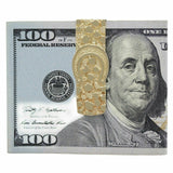 14k Yellow Gold Horse Shoe Nugget Money Clip Money Holder 17.2 grams
